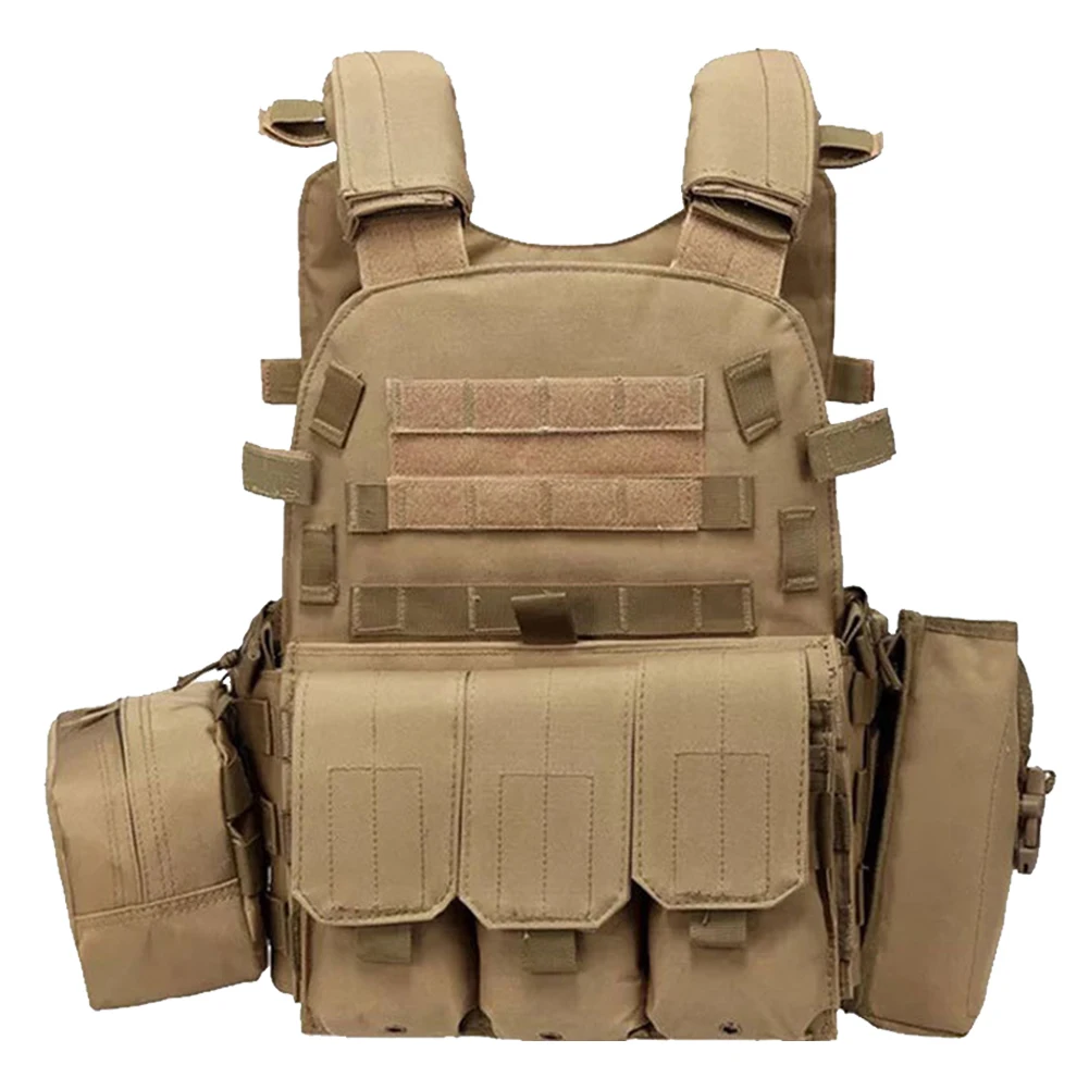

Nylon Tactical Vest Body Armor Hunting Carrier Airsoft Equipment Combat MOLLE Military Army Vest Camouflage Plate Carrier Vest