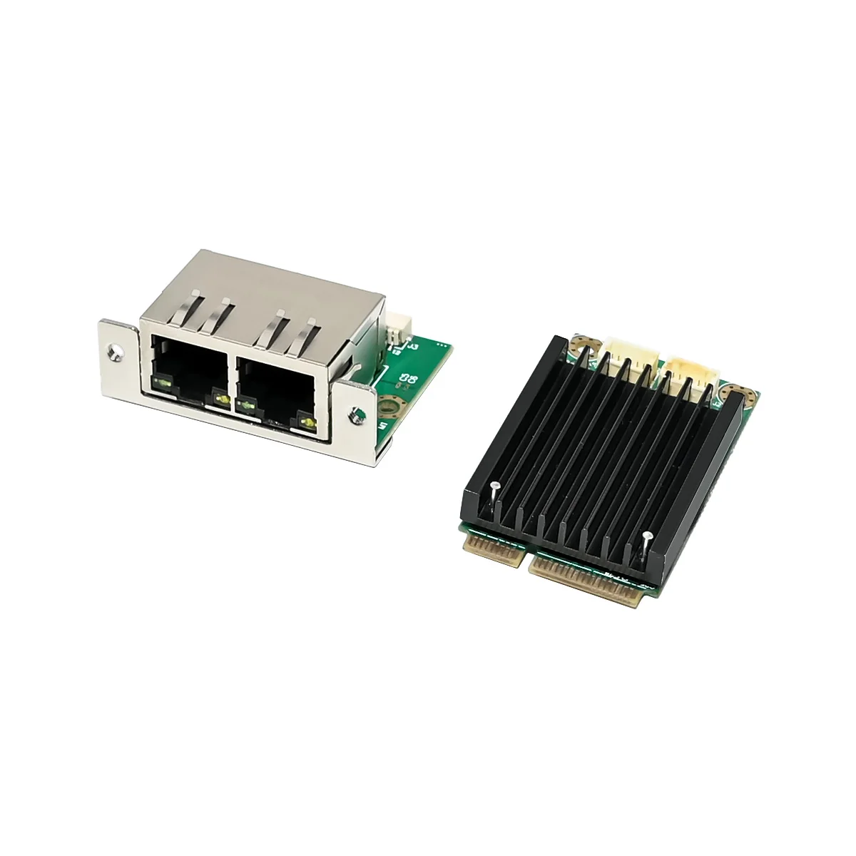 SUNWEIT ST7360 I225-V Mini PCIe 2.5G Сетевой адаптер Ethernet-карта Двойной порт RJ45 Проводной внутренний внутренний для сервера на складе