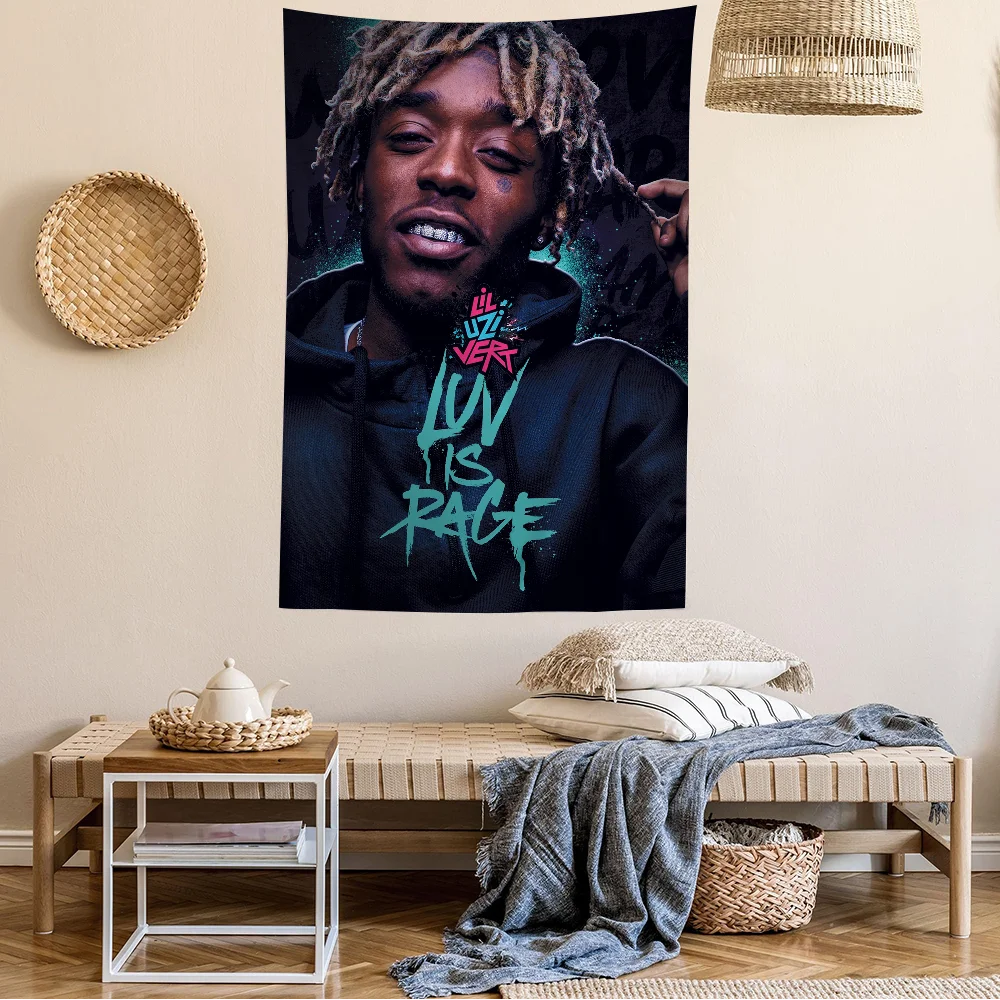 P-Playboies-C-Carti Music Star Cartoon Tapestry Bohemian Wall Tapestries Mandala Wall Hanging Sheets