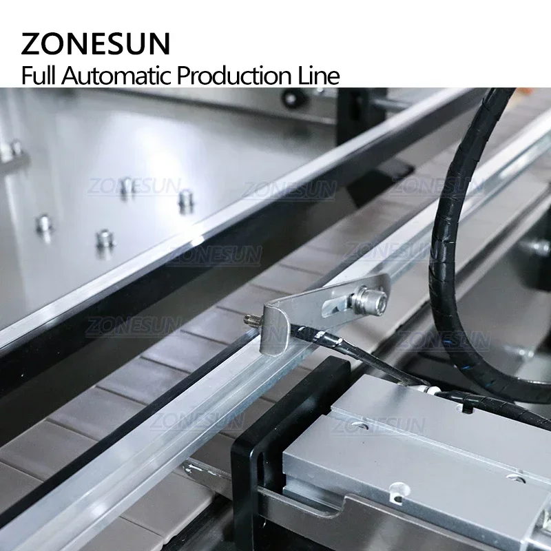 ZONESUN ZS-FAL180EX خط إنتاج أوتوماتيكي كامل مقاوم للانفجار معجون الكحول السائل آلة تعبئة وتغطية العلامات