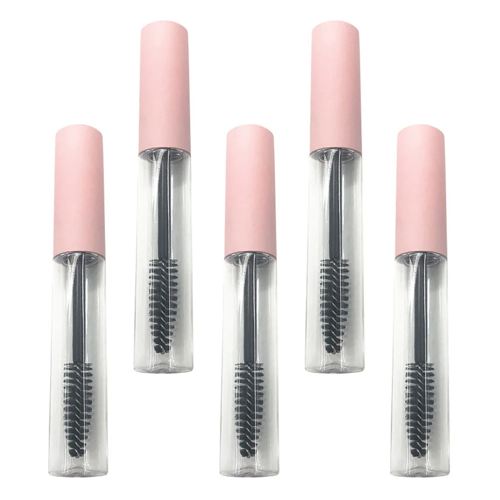 5 ชิ้นมินิมาสคาร่าหลอดรีฟิล Lash Serum ขวด Abs Eye Shadow Applicators Wands