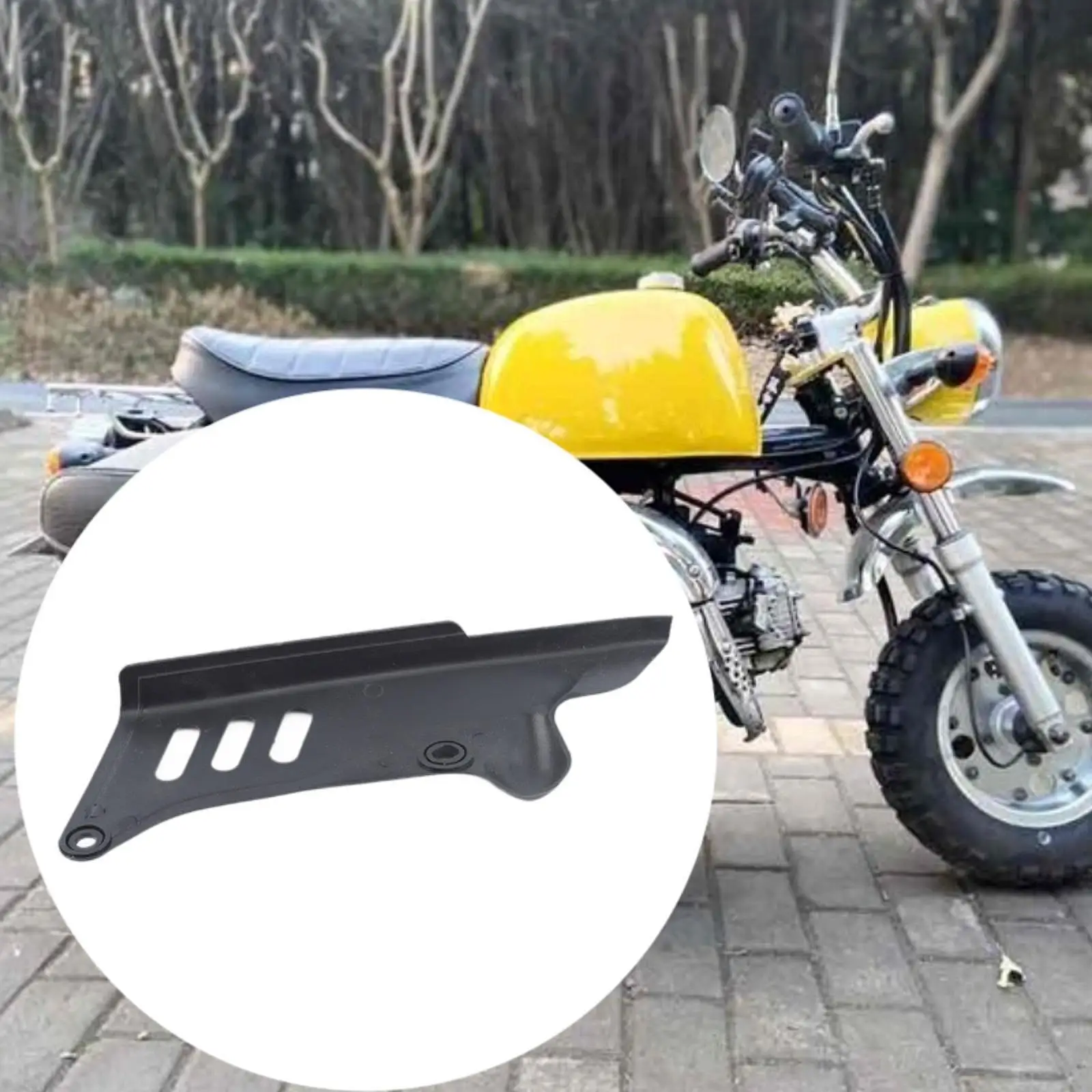 

Motorcycle Chain Guard Replacement Black Plastic Durable Protector for Honda Z50 Mini Trail Bike Universal Motorbike Accessories