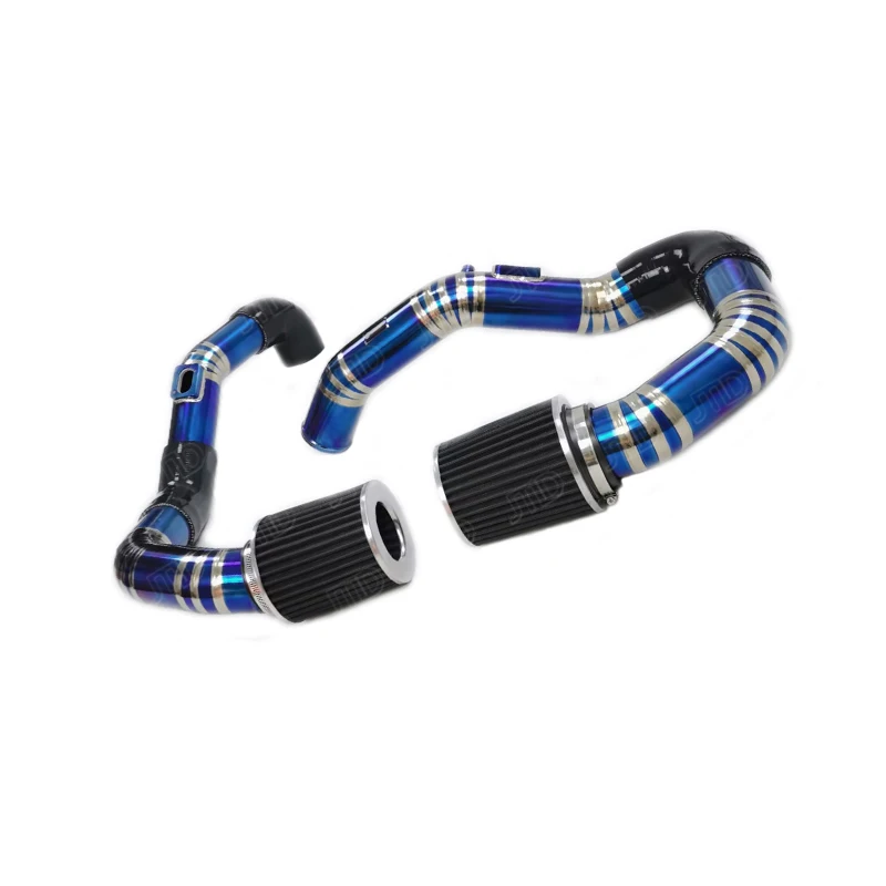 

JTLD Titanium Alloy air Intake S55 Engine F8X M3 M4 Front Mount Intake Silver Blue