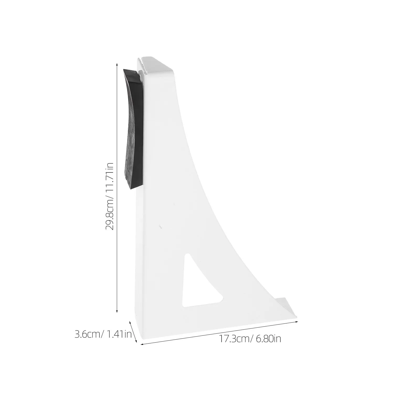 1 Pair Water Heater Wall Mount Bracket Triangular Support Hollow Wall High Strength Metal Stable Easy Installation For Various