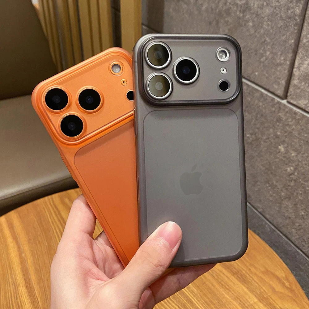 أحدث حافظة هاتف بلوري رفيعة للغاية لهاتف آيفون 17 برو ماكس 12 13 14 15 16 برو ماكس 17 اير بلس 0.3 مللي متر غطاء PP نحيف غير لامع