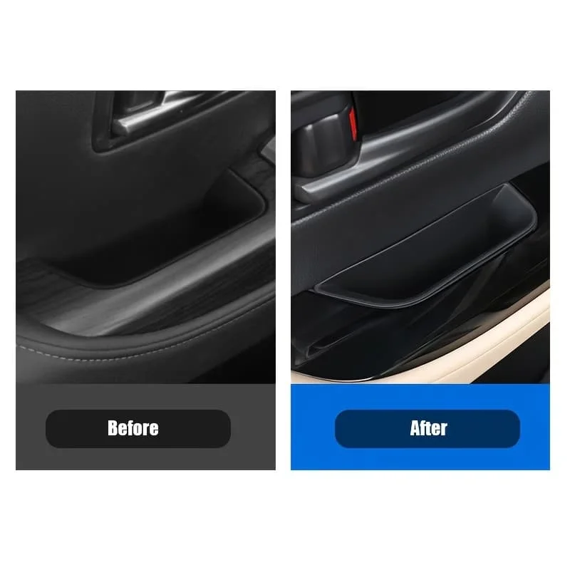 for Toyota Land Cruiser LC300 2022-2024 Front & Rear Door Handle Storage Box Silicone Shock-Absorbing Anti-Slip Car, Easy-Clean