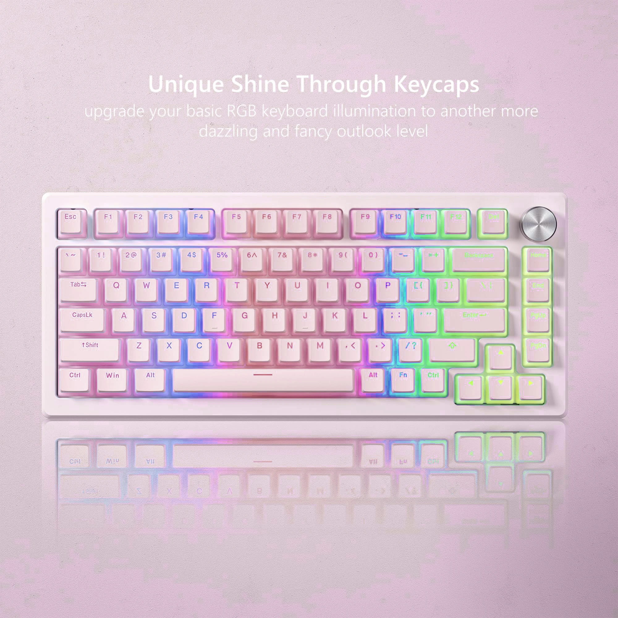 

129-клавишные колпачки для клавиш Pink Pudding PBT с двойным выстрелом, OEM-профиль, набор индивидуальных колпачков для игровой механической клавиатуры 100%, 75%, 65%, 60%