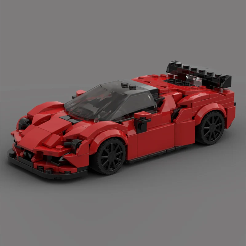 Speed Racing Car Model MOC Building Bricks SF90 Performance Supercar Modular Technology Gifts Holiday Assemble Children Toy Suit