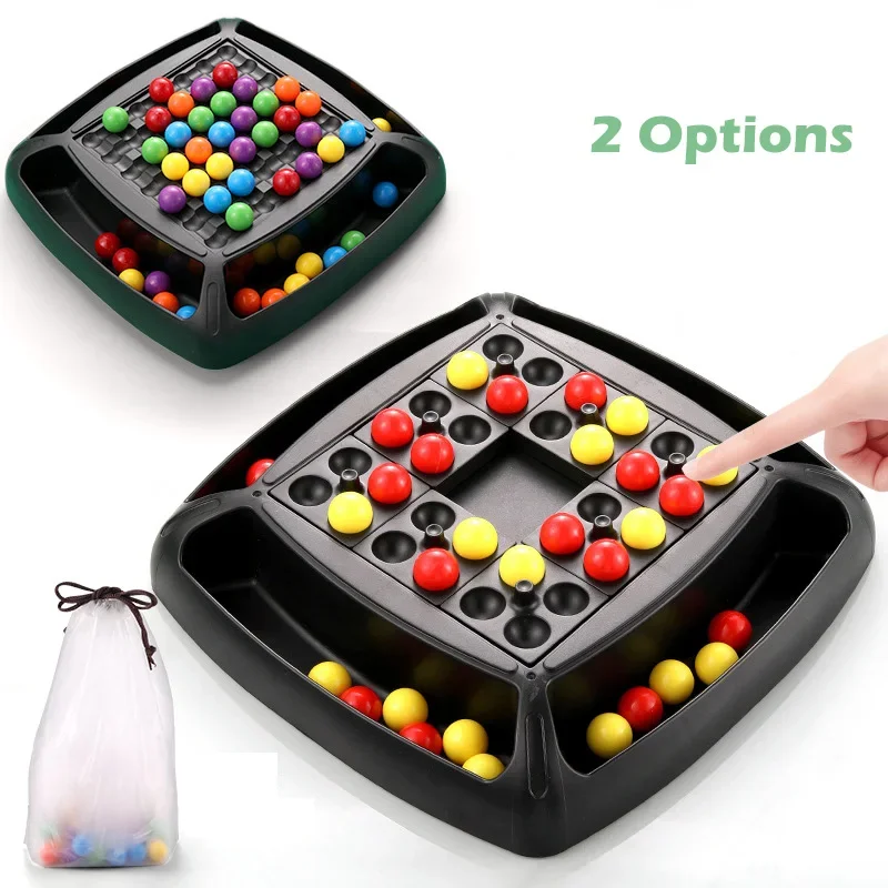 Puzzle Magic Chess Board Games Rainbow Ball Montessori Christmas EliminationTraining Colorful Interactive  Set Educational toys