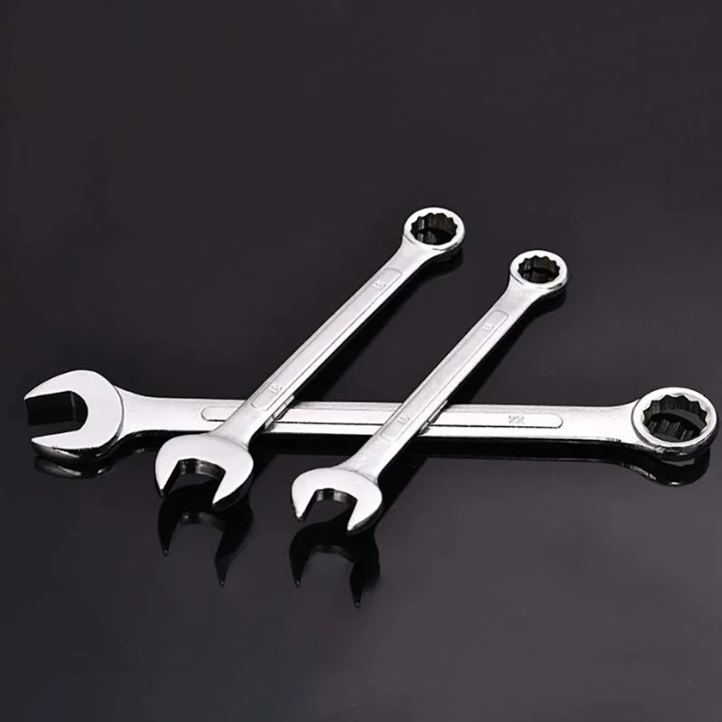 Ratchet Chrome Vanadium Steel Two-Way Event-Head Wrench Quick Manual Dual-Purpose Ratchet Wrench Spanners For Car Repair Tools