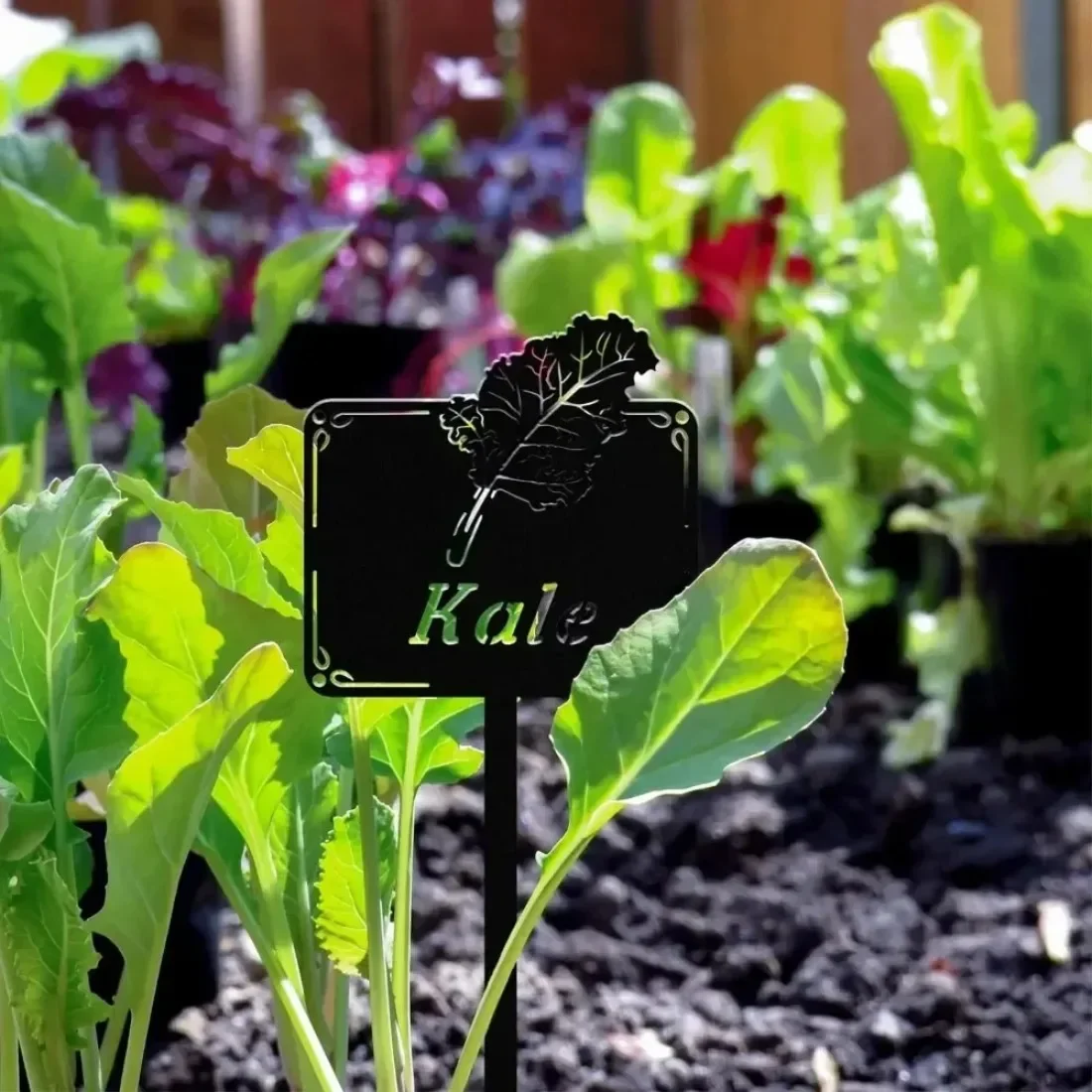 CIFBUY Waterproof Metal Garden Labels Reusable Plant Tags for Pots Seedlings