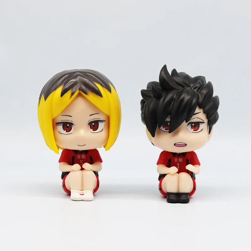 

10CM Anime Figures Haikyuu!! Shoyo Hinata Action Figures Tobio Kageyama Toys for Children Collector Haikyu PVC Model Gifts