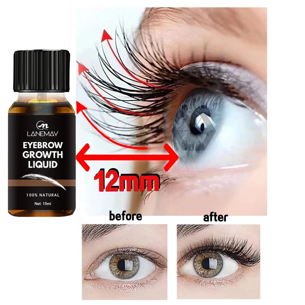 Fast Eyelash Eyebrow Growth Serum Brow Lash Lift Ant Hair Loss Damaged Treatment Thick Dense Eyes Makeup Care Cosmetics New 2023