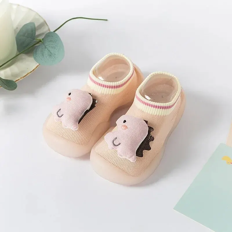 Baby Toddler Shoes Baby Soft Bottom Spring and Summer Indoor Breathable Does Not Fall Off The Fall Floor Socks Sandals