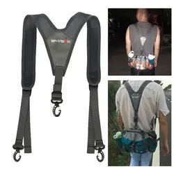 Hiking Strap Ergonomics Back Bear Polyamide Breathable Straps for Running Adjustable Buckle Outdoor Camping Accessories