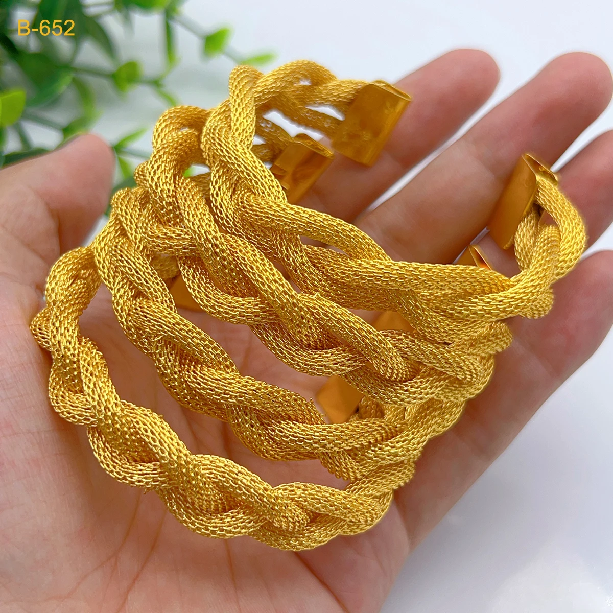 ANIID Luxury Dubai 24k Gold Color Bangles For Women Arabic Charm Twist Bracelet Cuff Bangles Nigerian Wedding Jewelry Party Gift