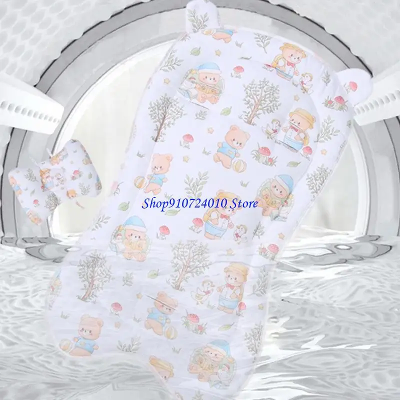 77HD مطبوعة عربات الأطفال وسادة مقعد نسيج القطن مريحة على الوجهين تصميم عربة بطانة لحديثي الولادة والأطفال الصغار