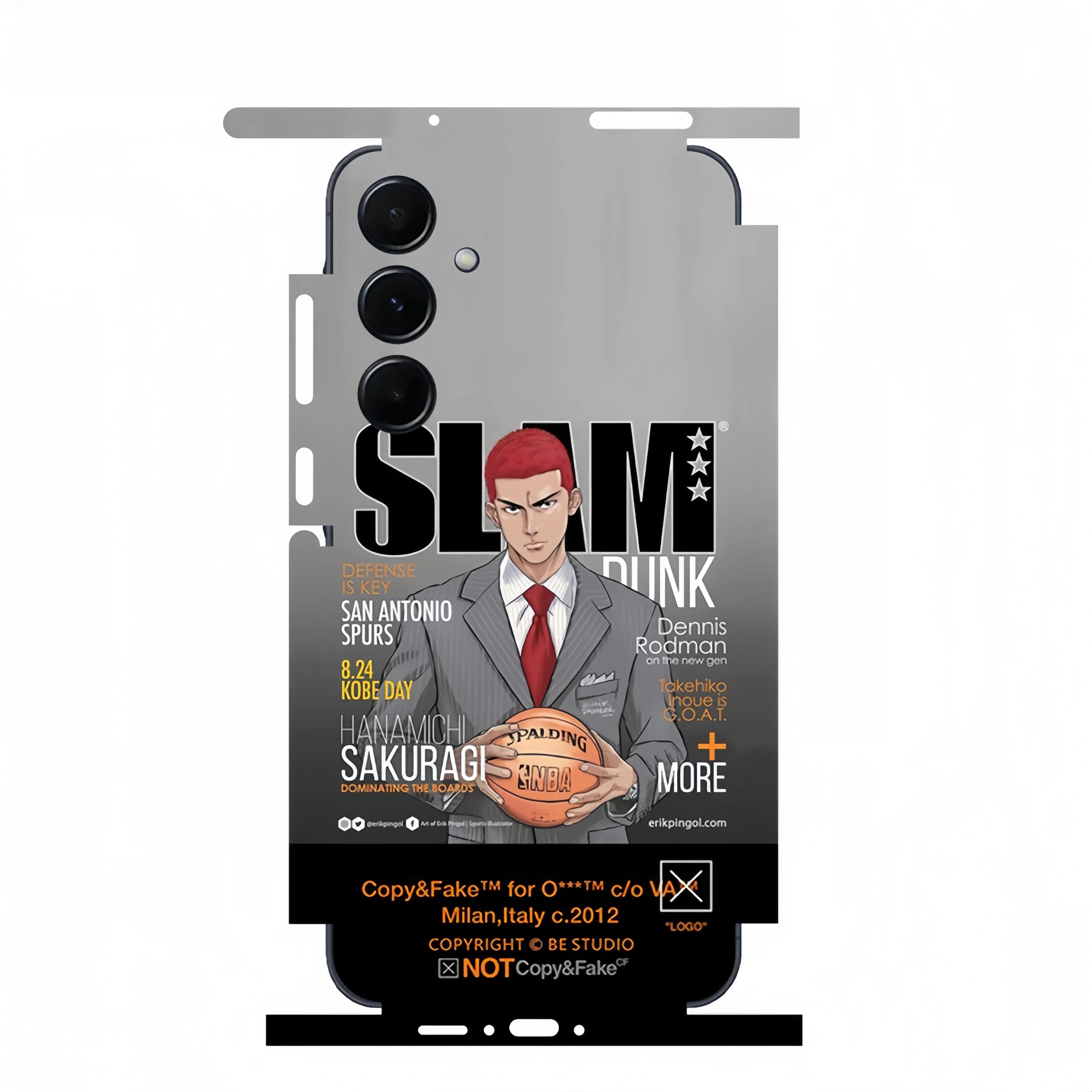 Skin For Samsung Galaxy A55 5G Back Cover Film A54 A53 Sticker A52 4G Protective Decal Wrap Personalized Protector