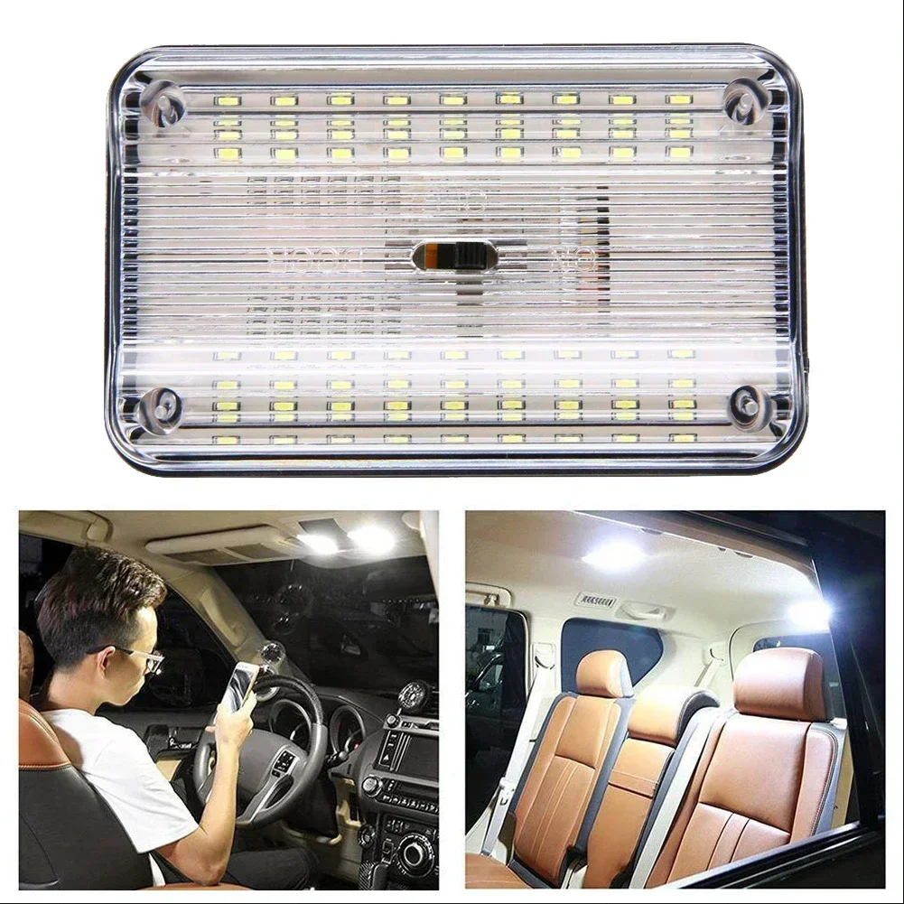 1 PC Car Ceiling Light 36LED Reading Light Roof Light Interior Light White Car Accessories ABS Plastic For Car Van Camper Van