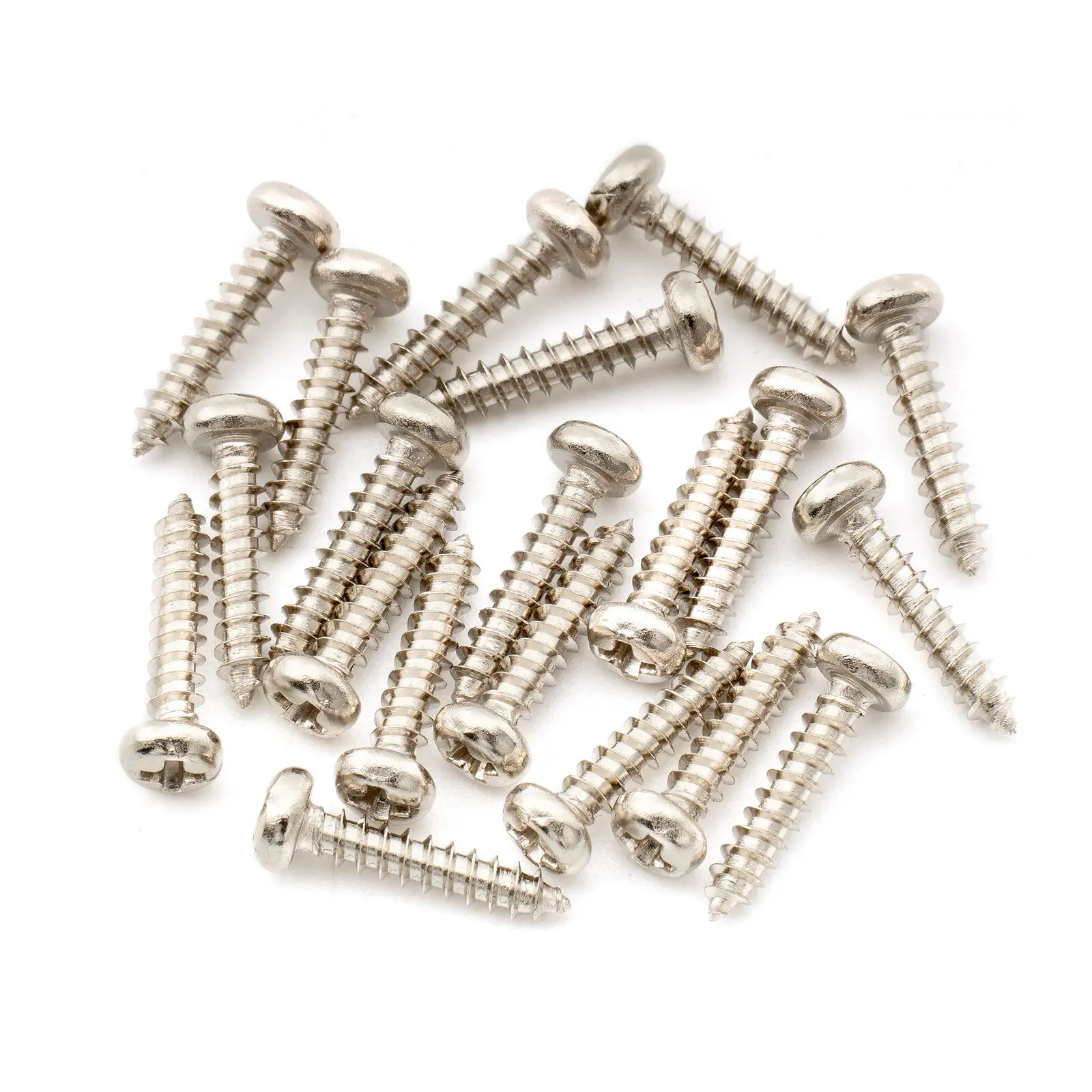 

Ultra 20Pcs Nickel 2.1x10mm Stainless Steel Pan Head Tuning Peg Screws