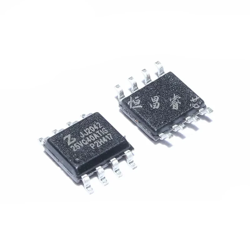 Flash SOP8 novo e original de 4Mbits, ZB25VQ40ATIG, 25VQ40ATIG, 512KB, 5 PCes