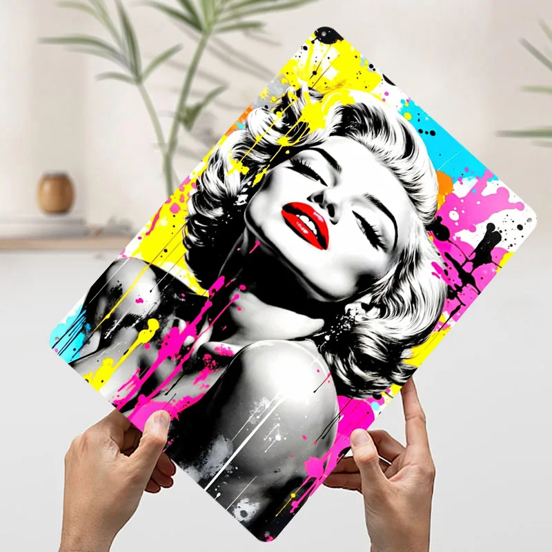 مارلين مونرو فن البوب صورة معدنية ملصق تين علامات غرفة المعيشة الديكور في المنزل علامة معدنية مخصصة لتزيين جدران الفن #3