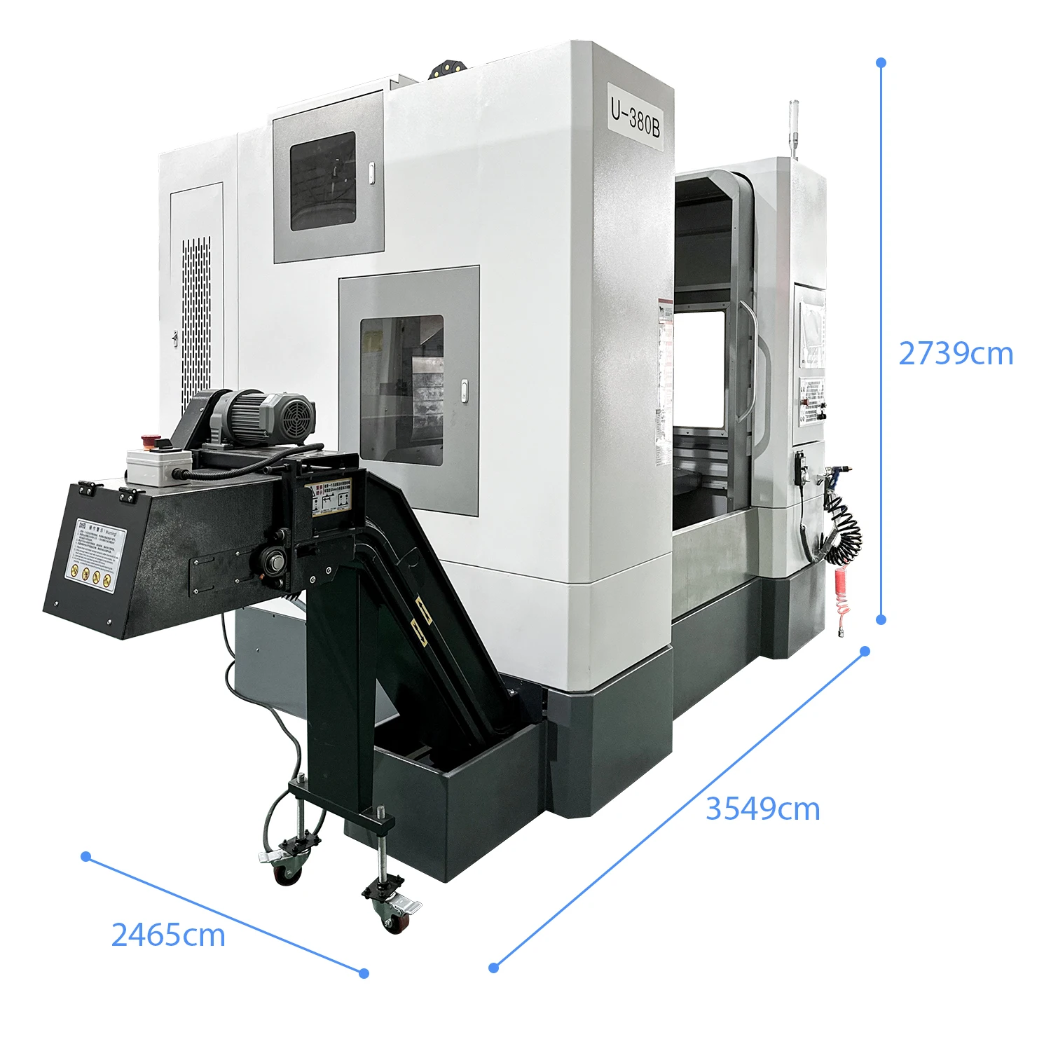U-380B High Degree Security Vertical CNC 5 Axis Linkage ATC Hining Center Metal 3D Router tornio tornio Kit Roteador in acciaio