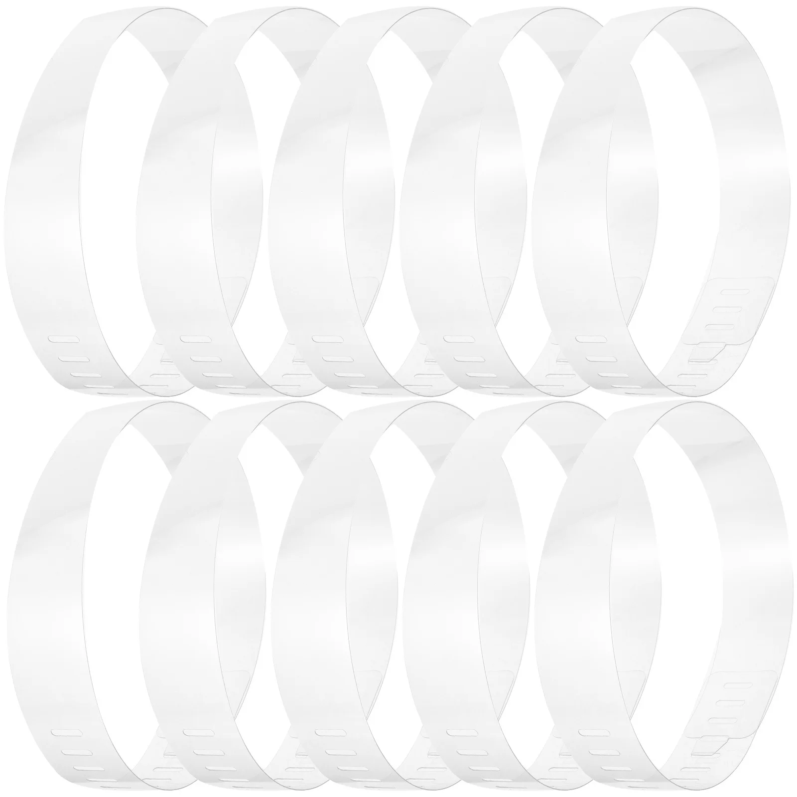 100 szt. Przezroczyste, regulowane podpórki do kołnierzyków koszul męskich z PVC, plastikowe kształtki do kołnierzyków koszul wizytowych