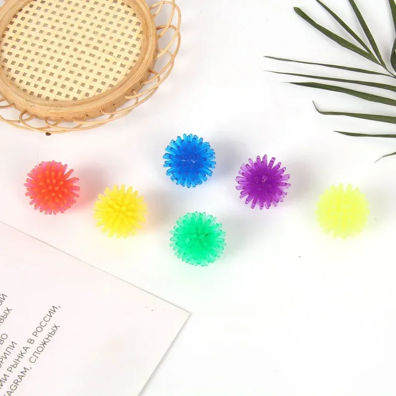 10Pc Hedgehog Ball Vent Decompression Myrica Rubra Mini Yoga Muscle Relaxation Acupoint Grip Fitness Touch Training Kneading