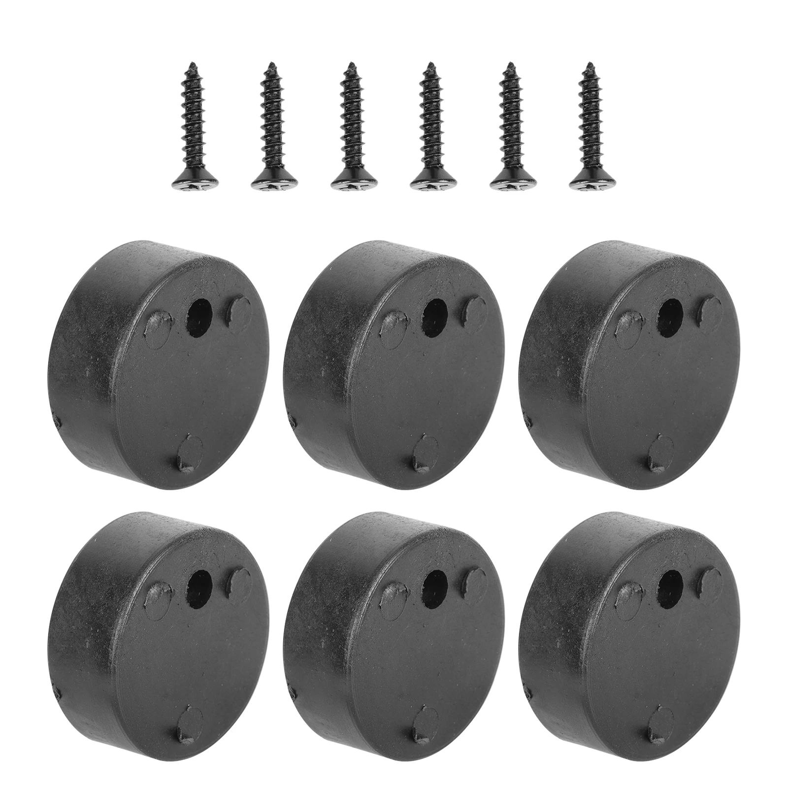 

5 Sets Anti-derailment Blocks POM Material Black Safety Prevent Jumping Sliding Track Doors Accessories Barn Door Hardware Kit