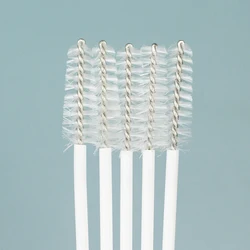 50pcs Plastic Handle Nylon Bristle Drinking Bottle Straw Cleaning Brush Reusable Glass Straw Cleaner Brush Soft Cleaning Tool