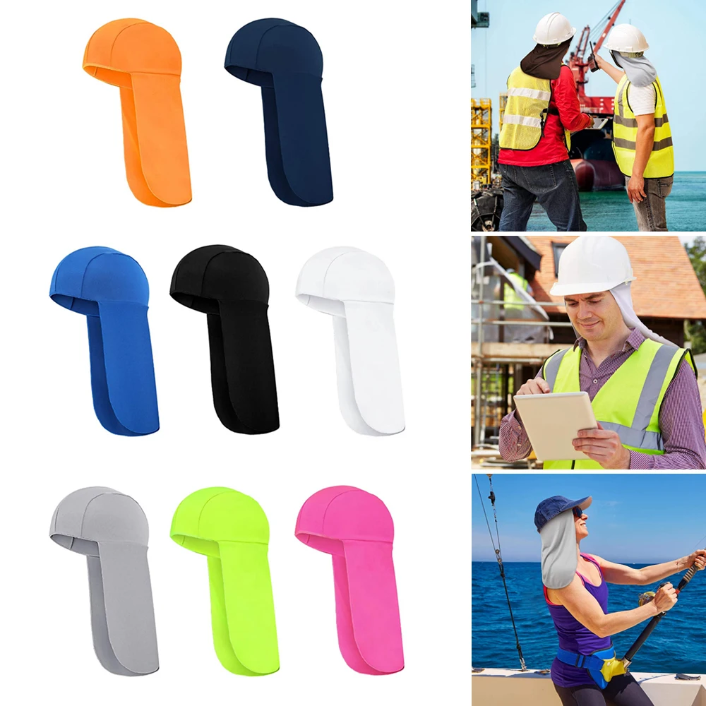 Protector elástico de cuello con protección UV para pesca y gorra refrescante - imagen 4