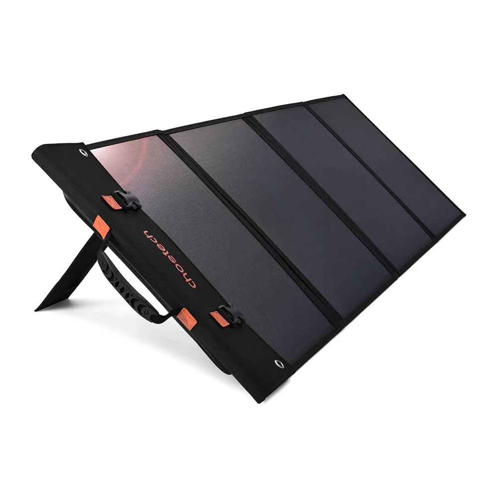 CHOETECH 120W Solar Panel Portable Solar Panel for Power Station Generator Foldable Solar Charger with DC Output and QC PD 3.0