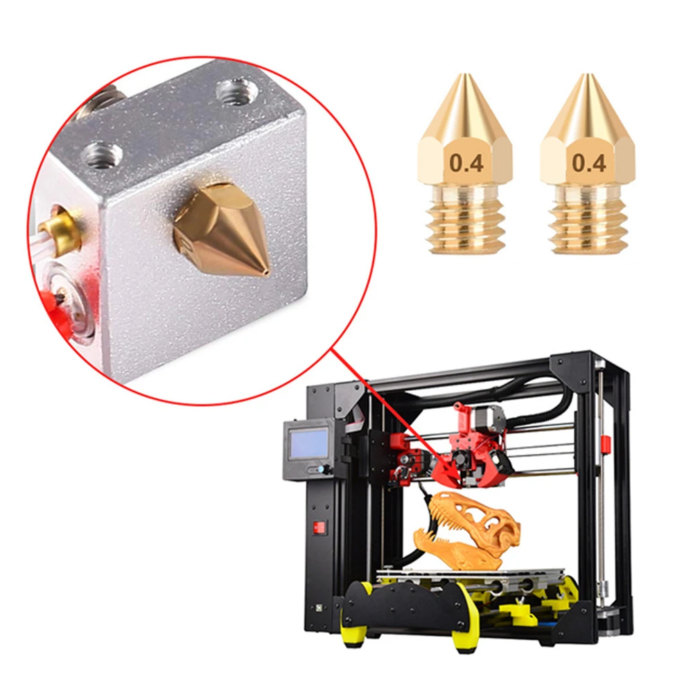 3d printer MK8 Extruder Hotend kit 0.4mm For Ender3/V2 CR10 Ender5 Ender3Neo Ender3S1 Tornado  Hotend silicone sleeveAccessories