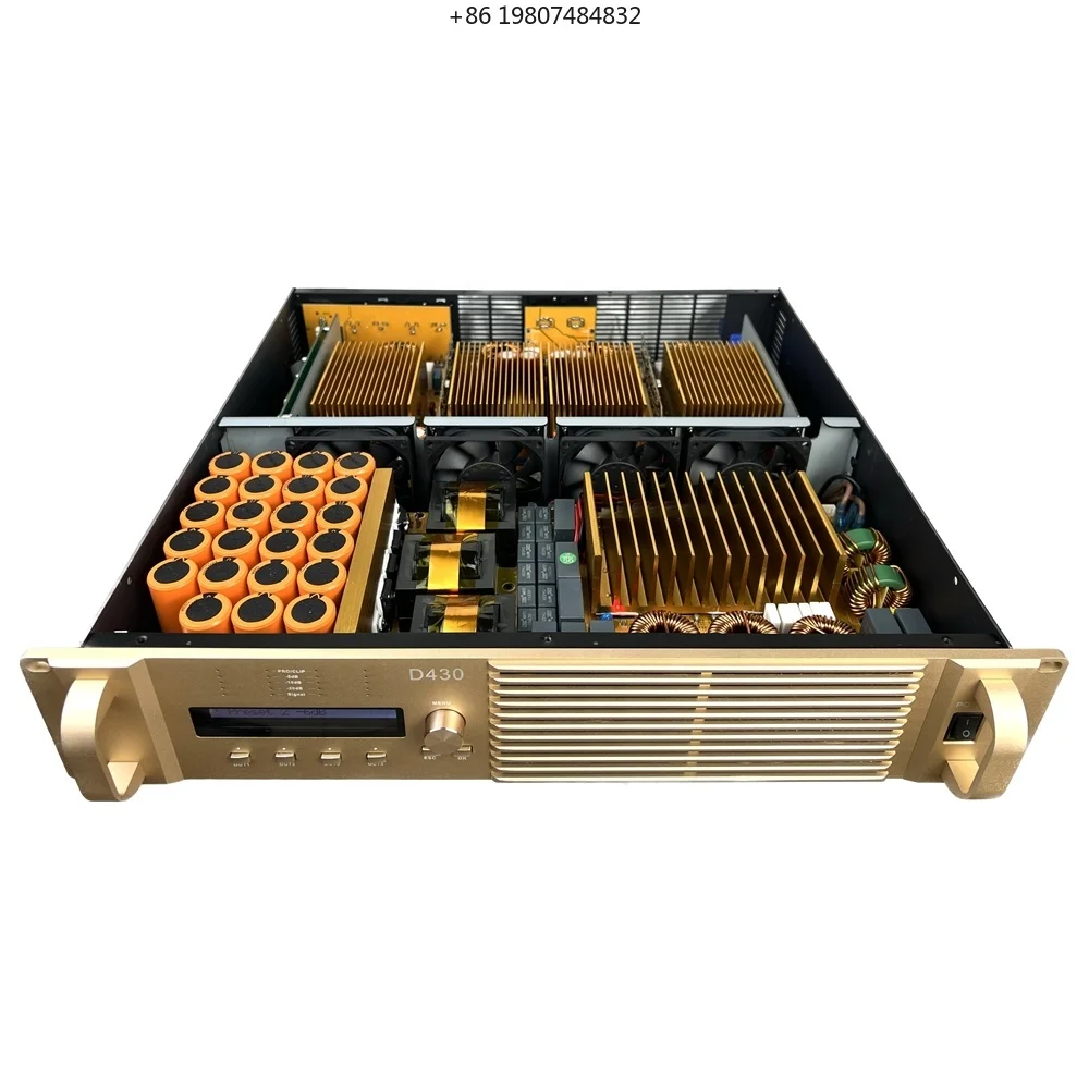 

Aliexpress 2U 4*3000W 8Ohm Super High Power PA Sound Amplifier for Dual 18" 21" Subwoofer Active Use
