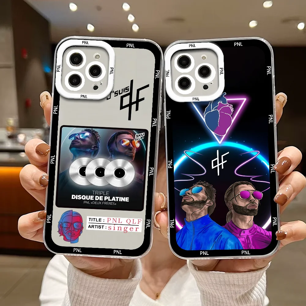 

BAND P-PNL COOL Phone Case For IPhone 12 11 13 14 15 16 17MINI Max Pro Plus Shockproof Soft Clear Back Cover Coque