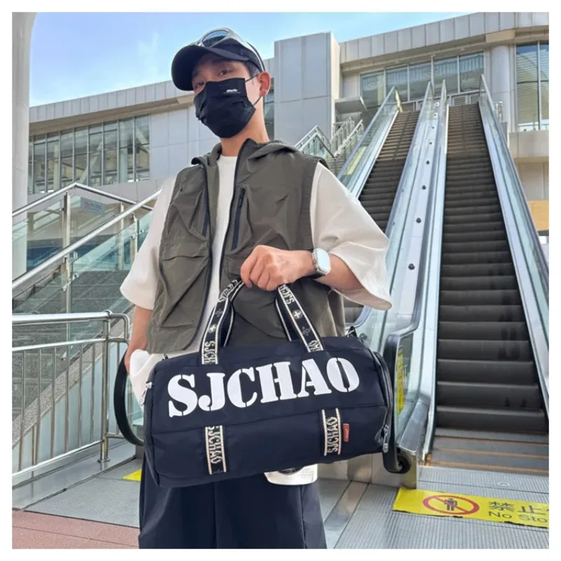 

‌ Большая дорожная сумка 2025г. ‌ - Женская легкая спортивная сумка с отделением для обуви, стильная сумка Weekender для коротких поездок