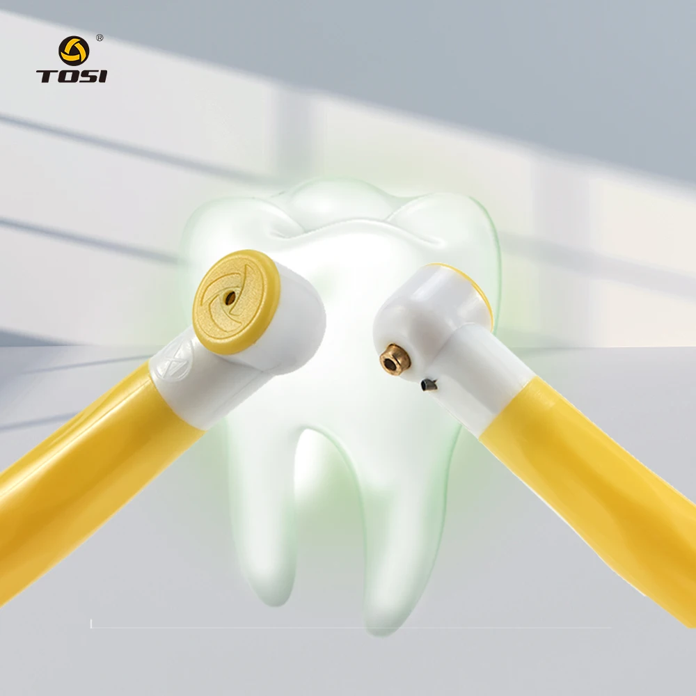 TOSI 5/10 szt. Jednorazowe szybka prostnica dentystyczne przeciw infekcjom 2/4 otworów kątnica rączka dla dentysty