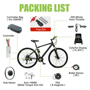6 最佳銷售 2000瓦電動自行車套件 - №5