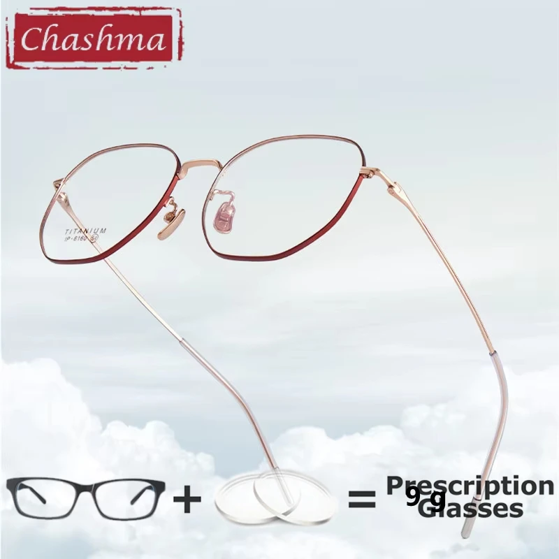 

Chashma Prescription Glasses Men Optical Titanium Women Myopia Multifocal Eyeglasses Frames Recipe Octagon Gafas Spectacles