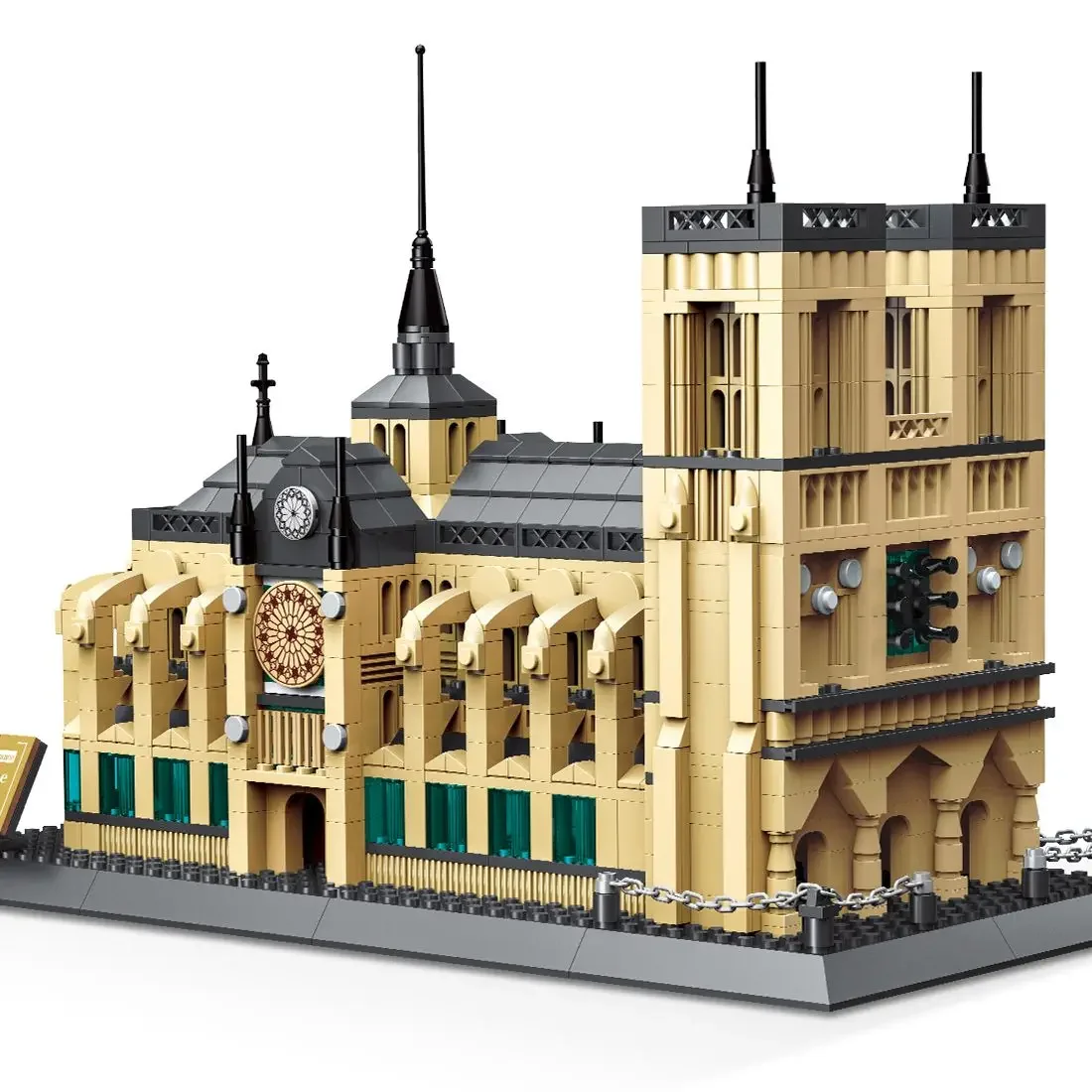 1380PCS Building Blocks Toys Fomous Architectural World Cultural Heritage City Symbol Notre Dame Cathedral Kid Adult's Model Toy