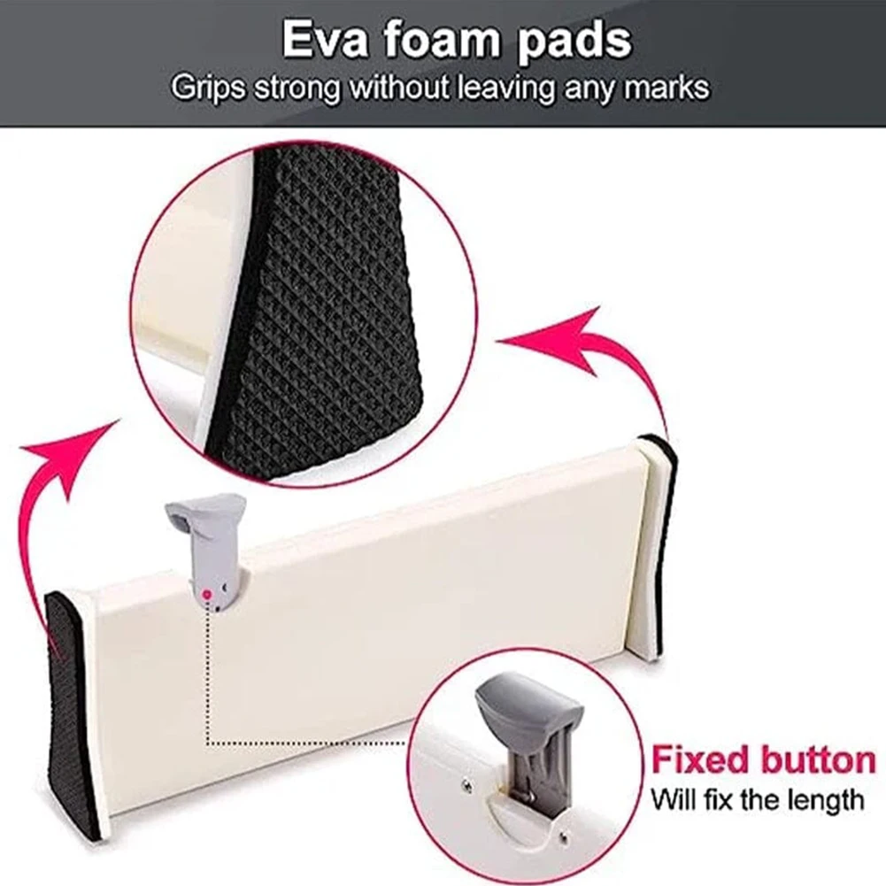 Retractable Drawer Divider Space-saving Expandable Divider Partitions Plate Wardrobe Closet Separator Dressers Drawer Organiser