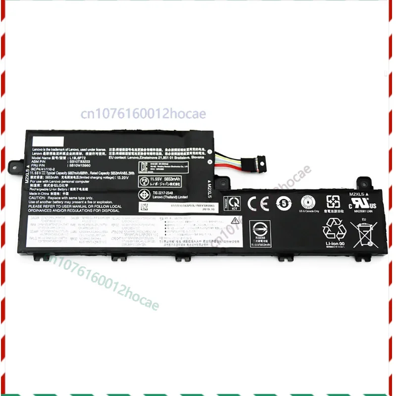 

New L19C6P72 L19L6P72 Battery for ThinkPad T15p P15v 1st Gen 20TQ 20TR