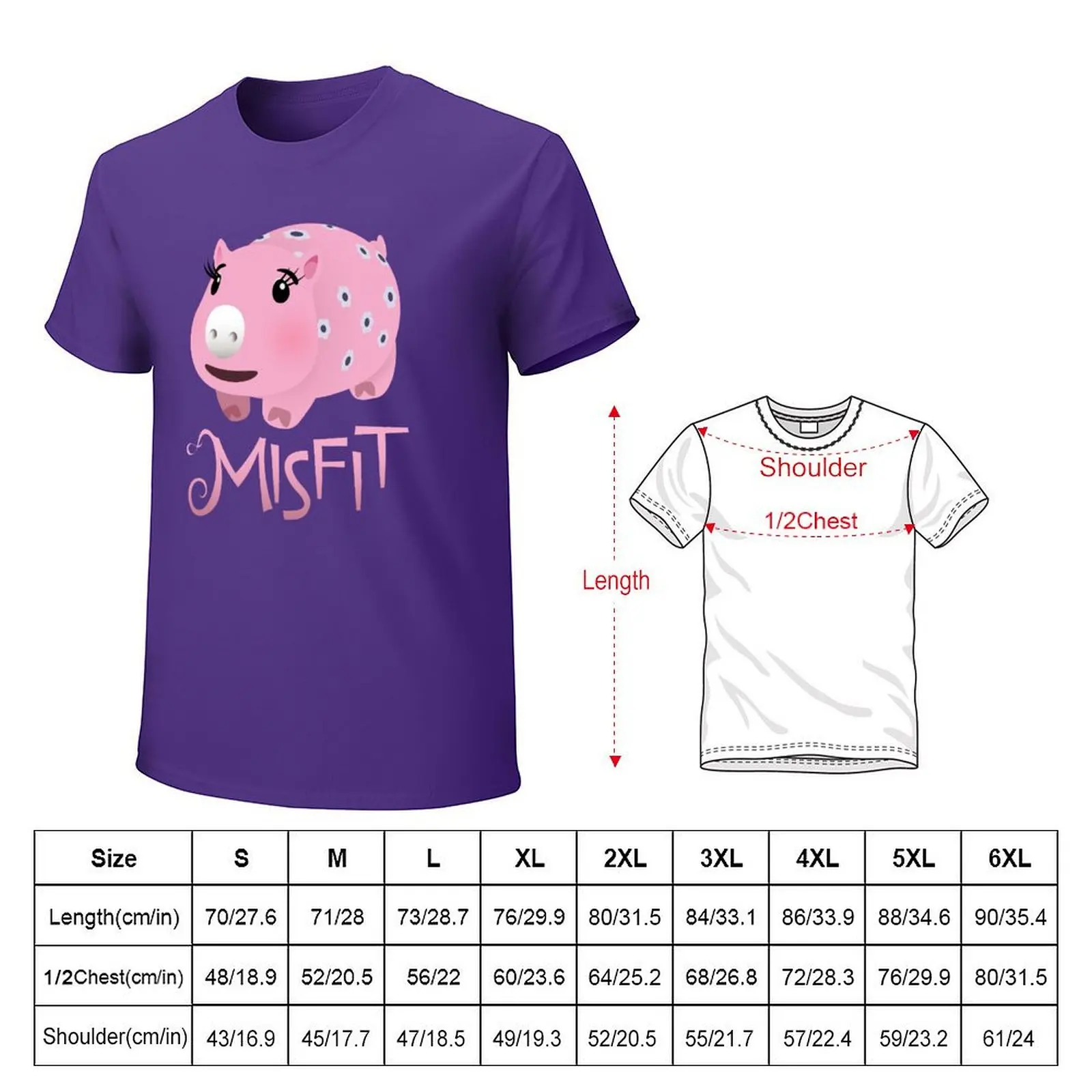 Misfit - Pig Without a Slot T-Shirt hippie clothes oversizeds customs design your own slim fit t shirts for men