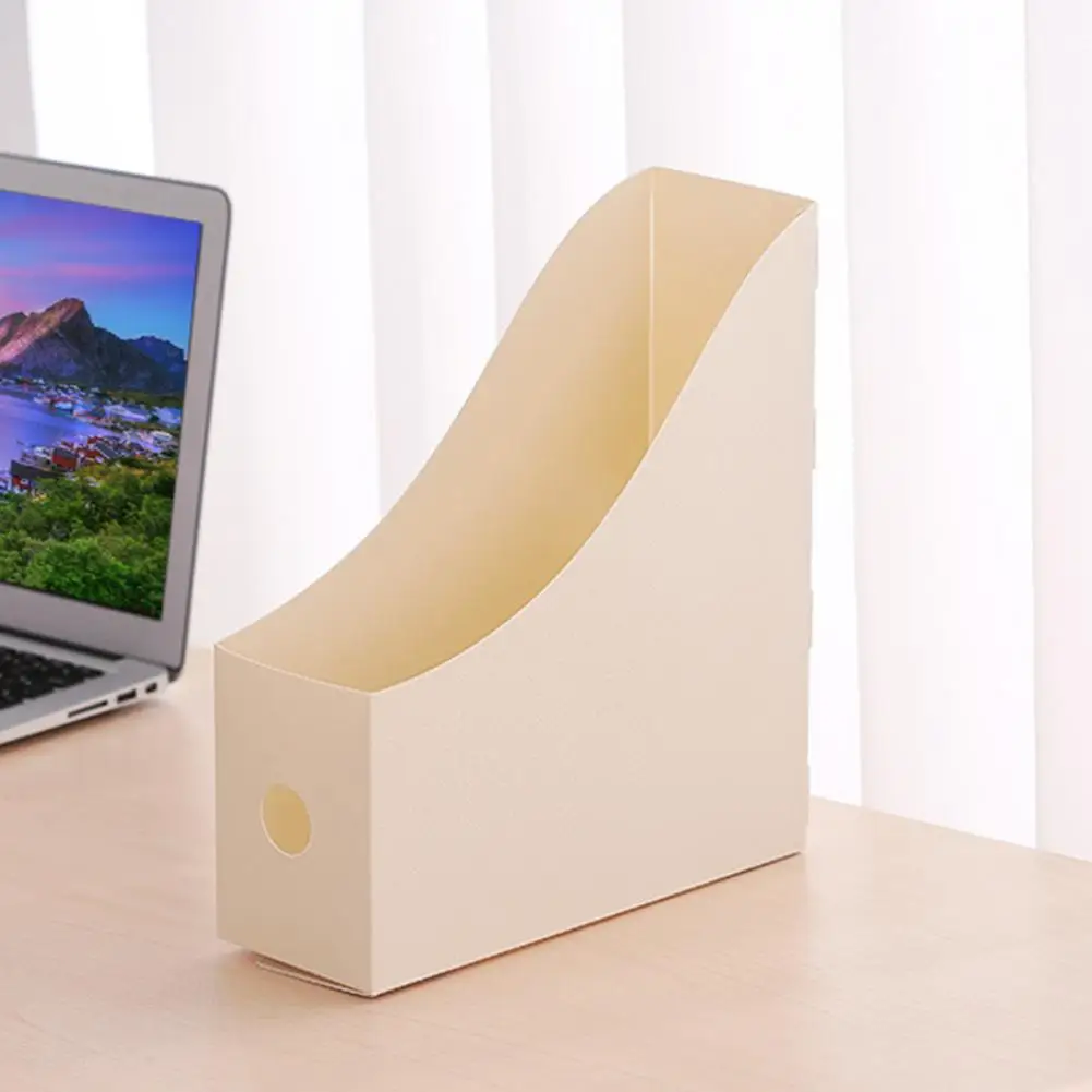 Great Book Storage Box Vertical Document Organizer Non-slip Desk Office Desktop Sundries Organizer  File Storage