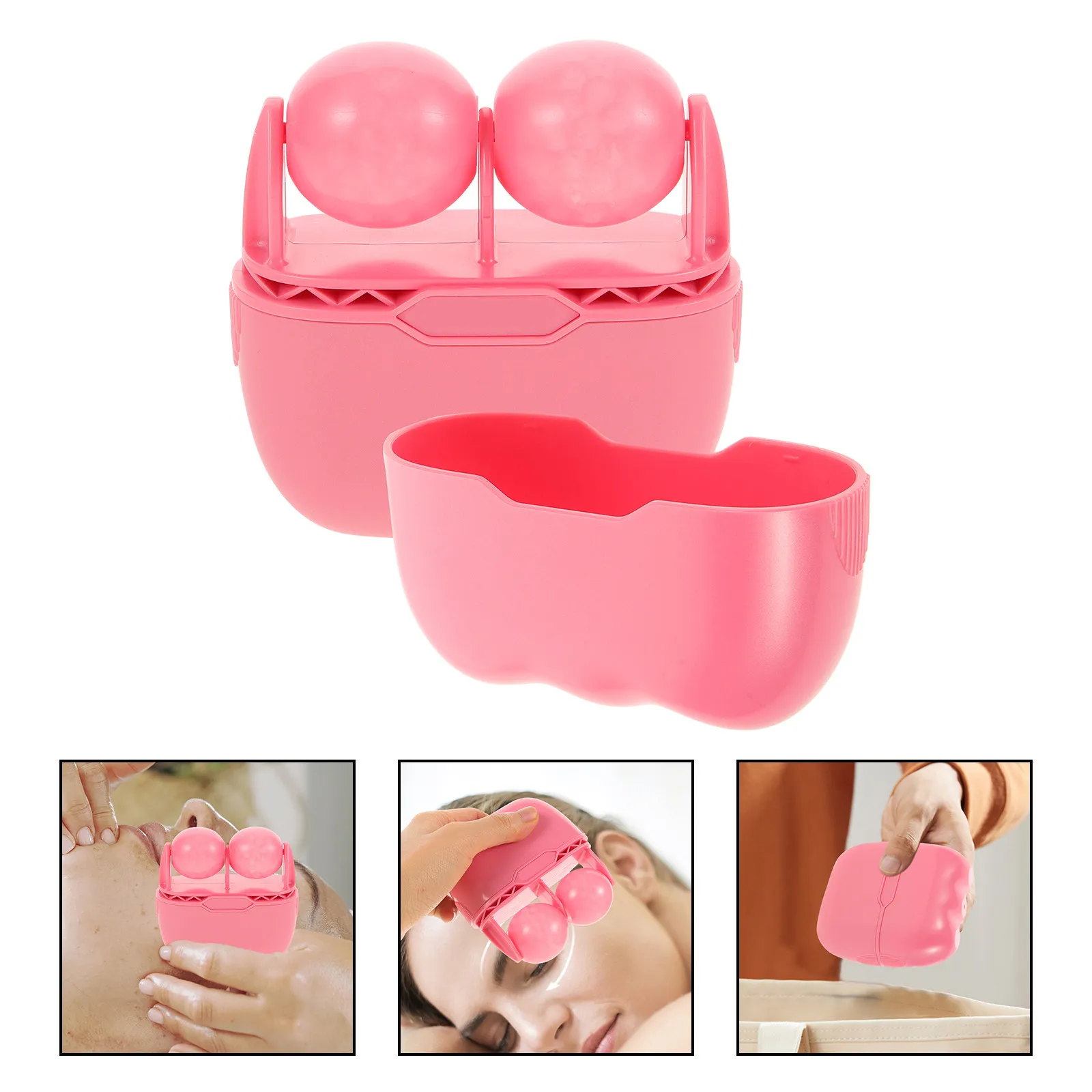 

Массажер для лица, компактный, легкий, для охлаждающего массажа кожи лица и глаз, уменьшает отечность и усталость глаз