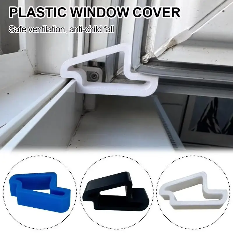Thickened Window Draft Stopper Anti Slip Durable Plastic For Door Window Security Home Improvement