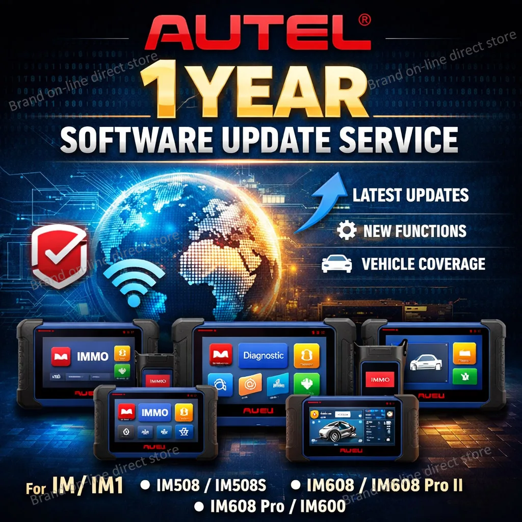 

Подписка на 1-летнее обновление программного обеспечения Autel IM Series (IM1, IM508, IM608 Pro, IM608 Pro II, IM600) и ключ для обновления ПО