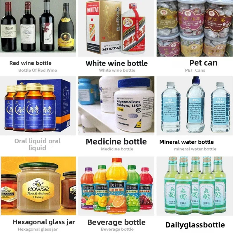 Automatic Round Bottle Labeling Machine, Automatic Bottle Labeling Machine, Semi-automatic Self-adhesive StickerC10