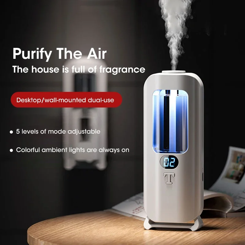 

Mini Aromatherapy Machine Spray Air Purification Room Office Smart Essential Oil Diffuser USB Automatic Aromatherapy Machine Oud